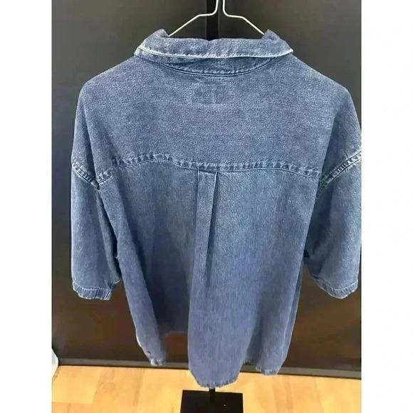 Lewis Blue Denim Shirt Large  - Timeless Style and Comfort - Picture 3 of 3